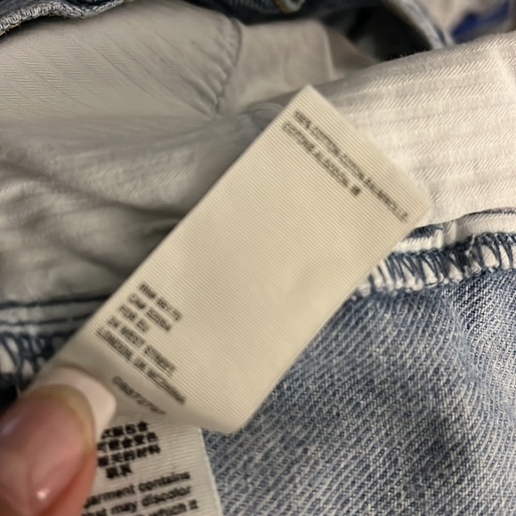 We the free button fly high waisted distressed/destroy short - Picture 8 of 11